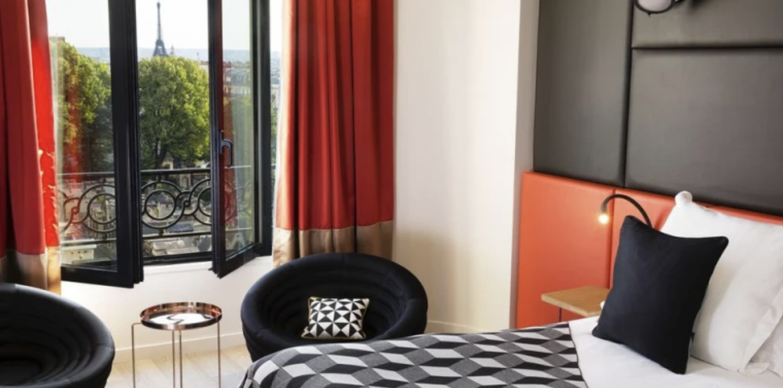 11 Boutique Hotels à Paris avec vue sur la Tour Eiffel